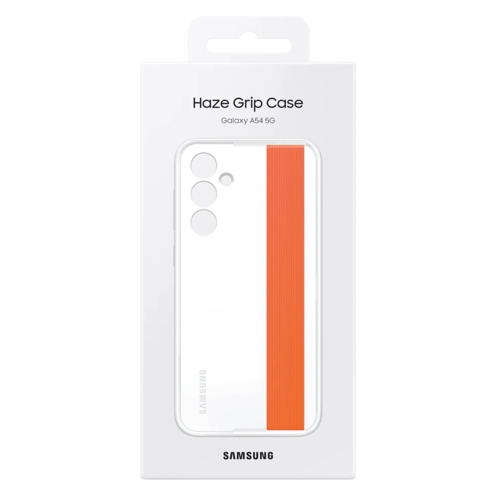 Samsung Haze Grip Case for Samsung Galaxy A54 5G cover white (EF-XA546CWEGWW)eng