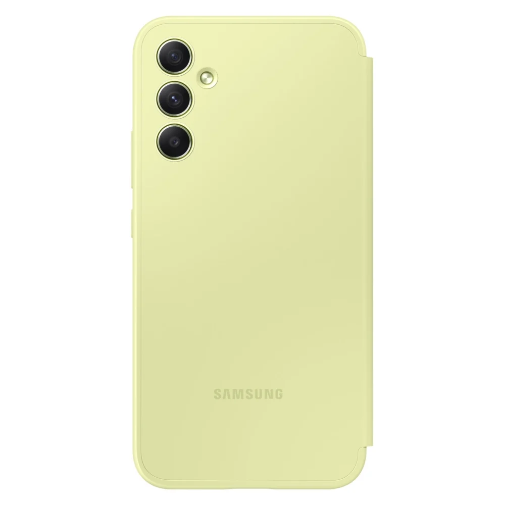 Samsung Smart View Wallet Case for Samsung Galaxy A34 5G Cover with Smart Flip Window Card Wallet Lime (EF-ZA346CGEGWW)eng