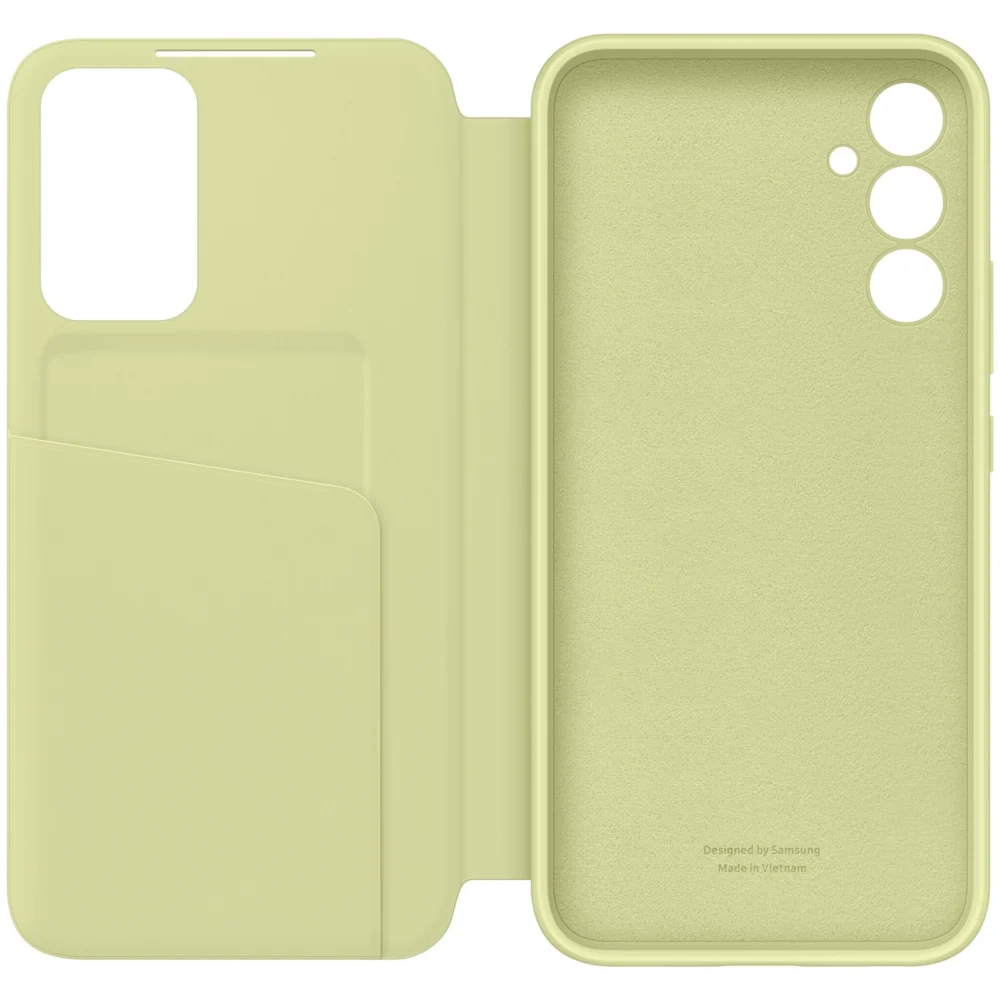 Samsung Smart View Wallet Case for Samsung Galaxy A34 5G Cover with Smart Flip Window Card Wallet Lime (EF-ZA346CGEGWW)eng