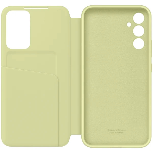 Samsung Smart View Wallet Case for Samsung Galaxy A34 5G Cover with Smart Flip Window Card Wallet Lime (EF-ZA346CGEGWW)eng