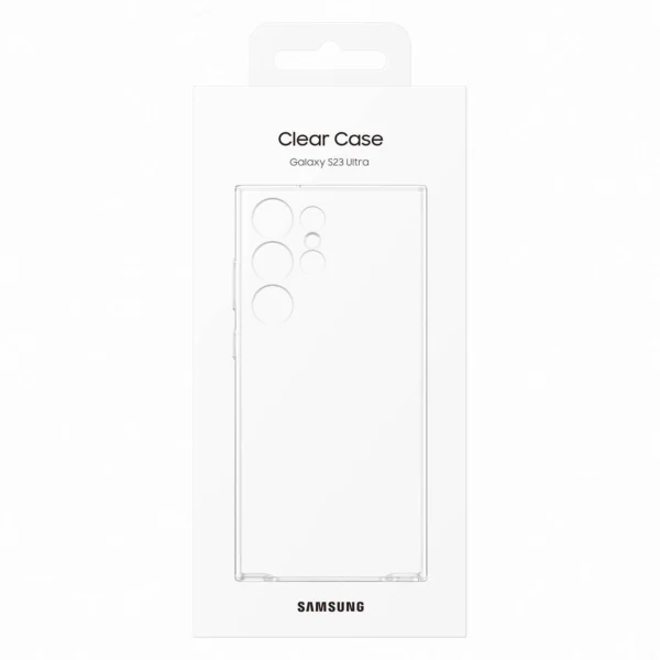 Samsung Clear Cover Case for Samsung Galaxy S23 Ultra Gel Case Transparent (EF-QS918CTEGWW)eng