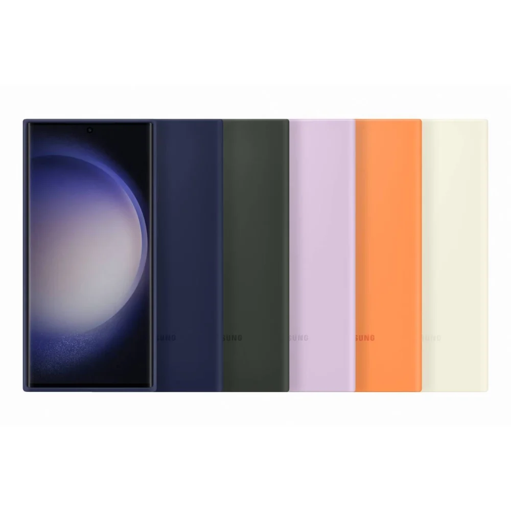 Samsung Silicone Cover case for Samsung Galaxy S23 Ultra silicone case cotton (EF-PS918TUEGWW)eng