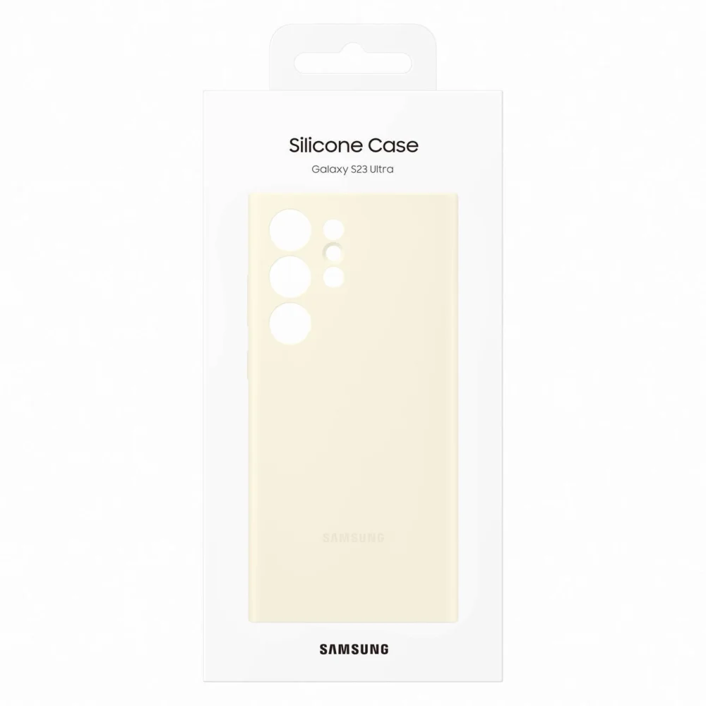Samsung Silicone Cover case for Samsung Galaxy S23 Ultra silicone case cotton (EF-PS918TUEGWW)eng