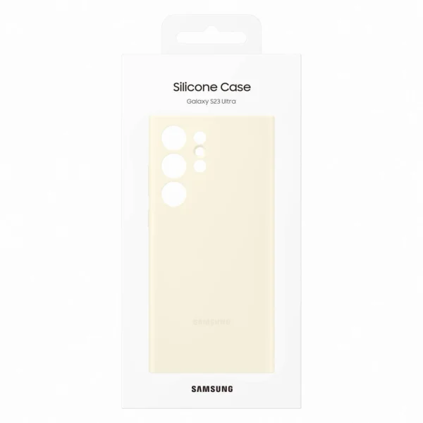Samsung Silicone Cover case for Samsung Galaxy S23 Ultra silicone case cotton (EF-PS918TUEGWW)eng