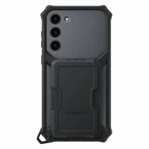 Samsung Rugged Gadget Case for Samsung Galaxy S23+ Rugged Cover Ring Holder Stand Gray (EF-RS916CBEGWW)eng