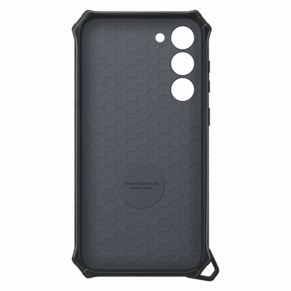 Samsung Rugged Gadget Case for Samsung Galaxy S23+ Rugged Cover Ring Holder Stand Gray (EF-RS916CBEGWW)eng