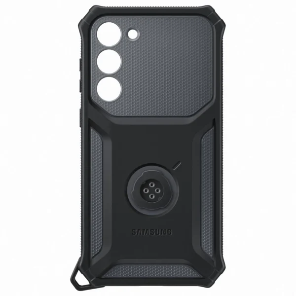 Samsung Rugged Gadget Case for Samsung Galaxy S23+ Rugged Cover Ring Holder Stand Gray (EF-RS916CBEGWW)eng
