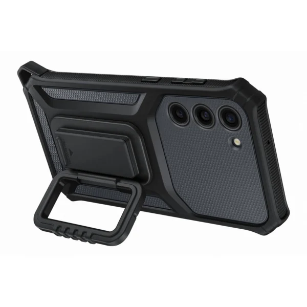 Samsung Rugged Gadget Case for Samsung Galaxy S23+ Rugged Cover Ring Holder Stand Gray (EF-RS916CBEGWW)eng