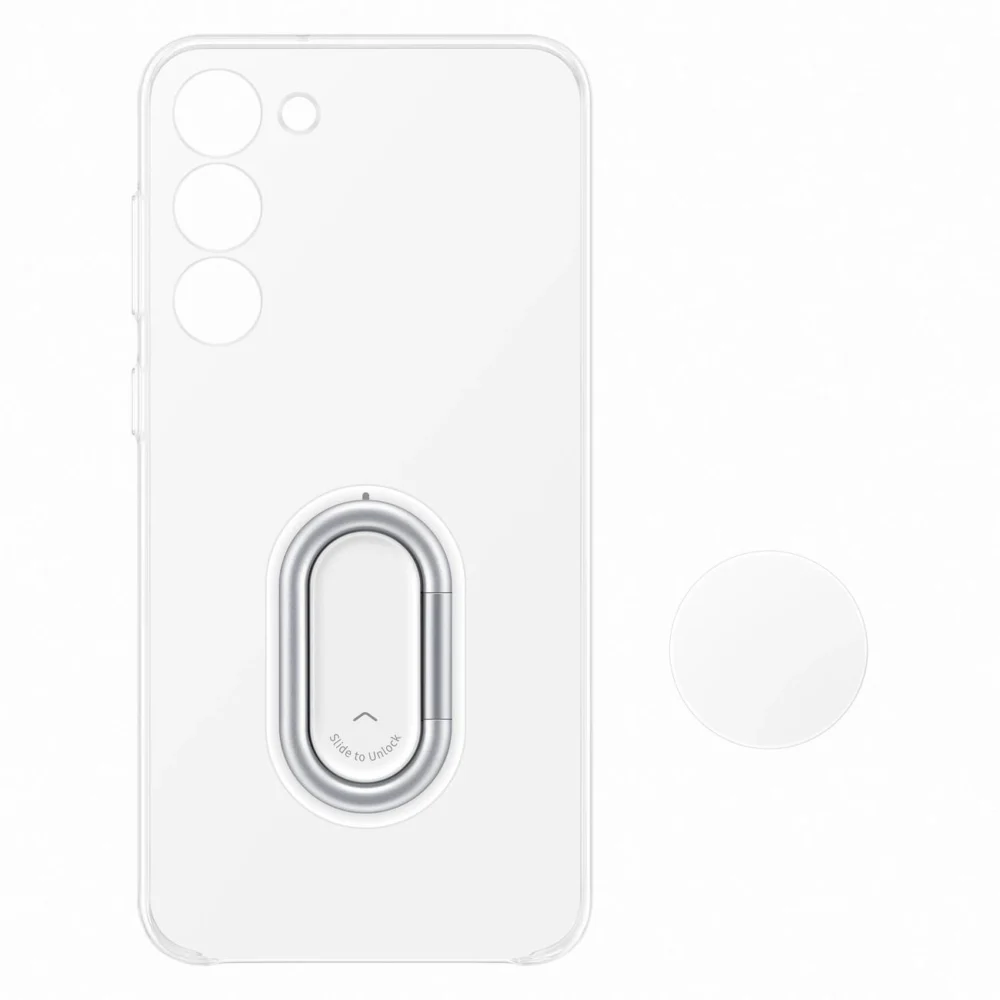Samsung Clear Gadget Case for Samsung Galaxy S23+ cover ring holder stand transparent (EF-XS916CTEGWW)eng