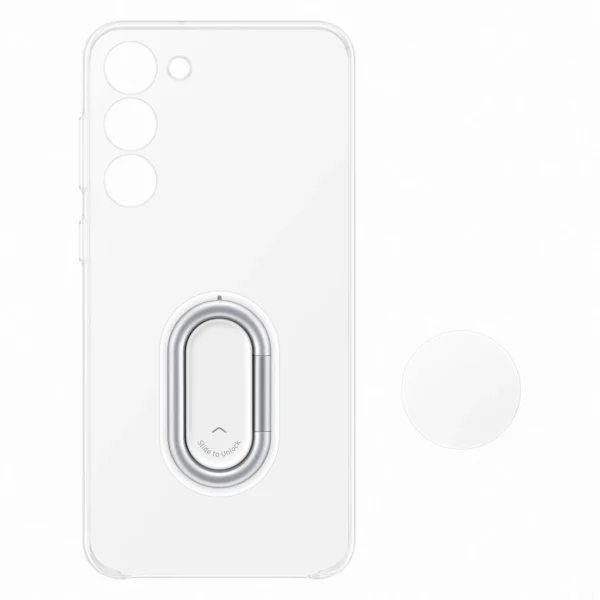Samsung Clear Gadget Case for Samsung Galaxy S23+ cover ring holder stand transparent (EF-XS916CTEGWW)eng