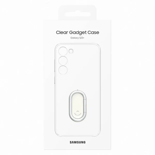 Samsung Clear Gadget Case for Samsung Galaxy S23+ cover ring holder stand transparent (EF-XS916CTEGWW)eng