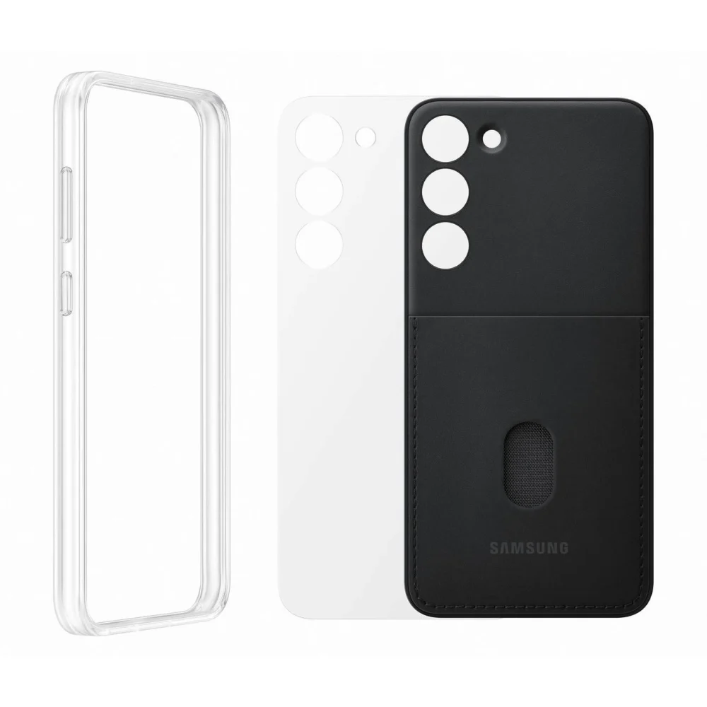 Samsung Frame Cover for Samsung Galaxy S23+ case with interchangeable backs black (EF-MS916CBEGWW)eng