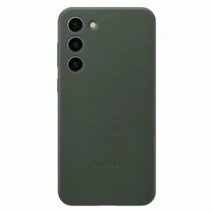 Samsung Leather Cover case for Samsung Galaxy S23+ case made of natural leather green (EF-VS916LGEGWW)eng