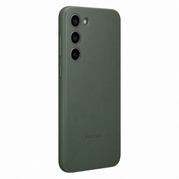 Samsung Leather Cover case for Samsung Galaxy S23+ case made of natural leather green (EF-VS916LGEGWW)eng