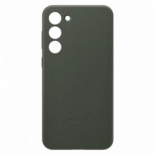 Samsung Leather Cover case for Samsung Galaxy S23+ case made of natural leather green (EF-VS916LGEGWW)eng