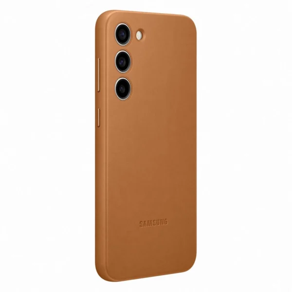 Samsung Leather Cover case for Samsung Galaxy S23+ genuine camel leather case (EF-VS916LAEGWW)eng