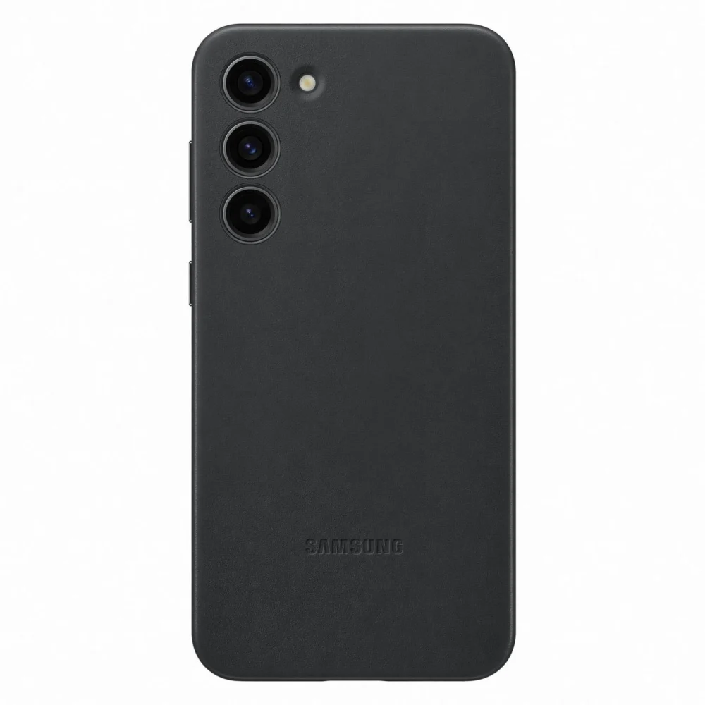 Samsung Leather Cover case for Samsung Galaxy S23+ case made of natural leather black (EF-VS916LBEGWW)eng