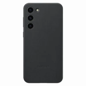 Samsung Leather Cover case for Samsung Galaxy S23+ case made of natural leather black (EF-VS916LBEGWW)eng
