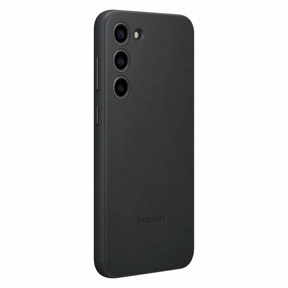 Samsung Leather Cover case for Samsung Galaxy S23+ case made of natural leather black (EF-VS916LBEGWW)eng