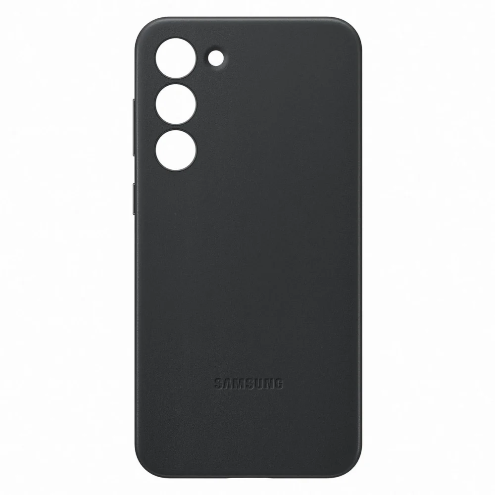 Samsung Leather Cover case for Samsung Galaxy S23+ case made of natural leather black (EF-VS916LBEGWW)eng