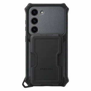 Samsung Rugged Gadget Case for Samsung Galaxy S23 Rugged Cover Ring Holder Stand gray (EF-RS911CBEGWW)eng