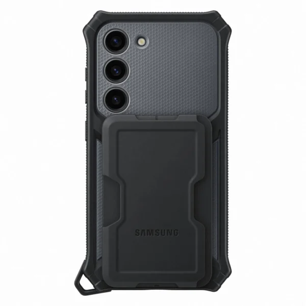 Samsung Rugged Gadget Case for Samsung Galaxy S23 Rugged Cover Ring Holder Stand gray (EF-RS911CBEGWW)eng