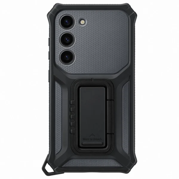 Samsung Rugged Gadget Case for Samsung Galaxy S23 Rugged Cover Ring Holder Stand gray (EF-RS911CBEGWW)eng