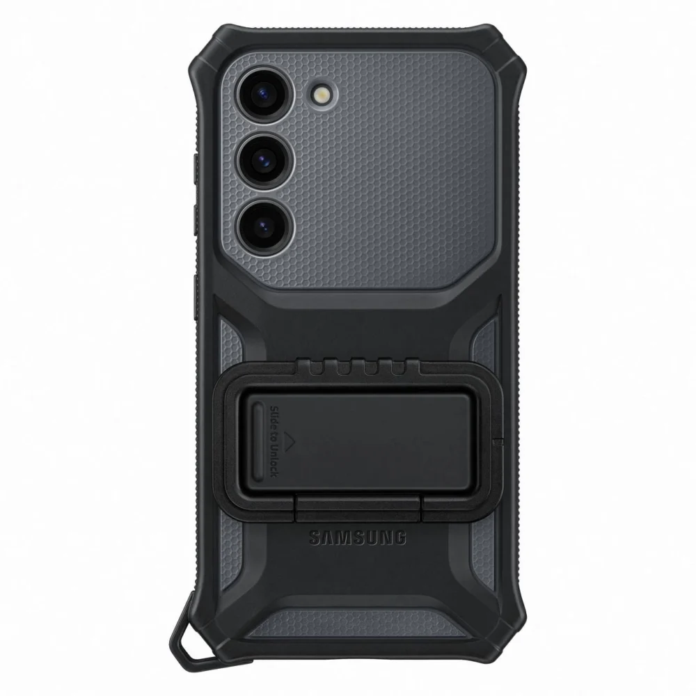 Samsung Rugged Gadget Case for Samsung Galaxy S23 Rugged Cover Ring Holder Stand gray (EF-RS911CBEGWW)eng