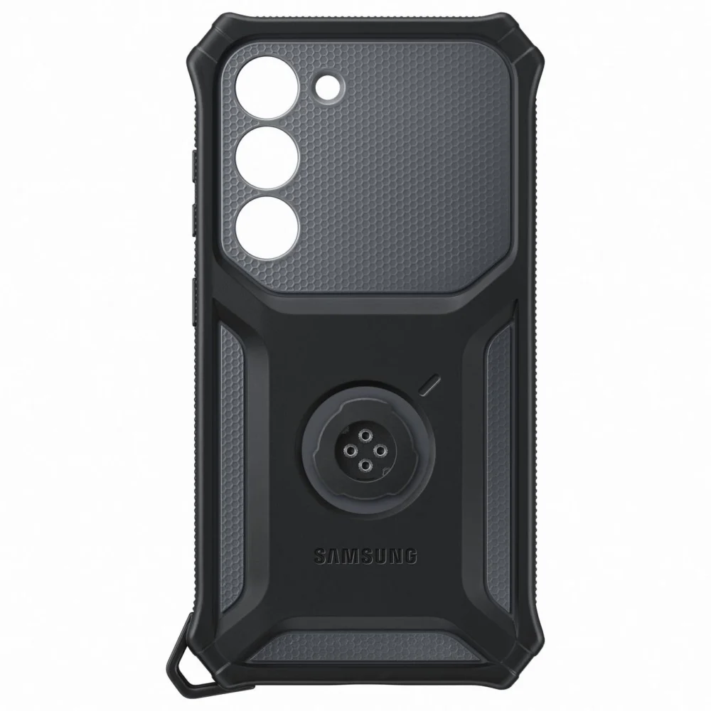 Samsung Rugged Gadget Case for Samsung Galaxy S23 Rugged Cover Ring Holder Stand gray (EF-RS911CBEGWW)eng