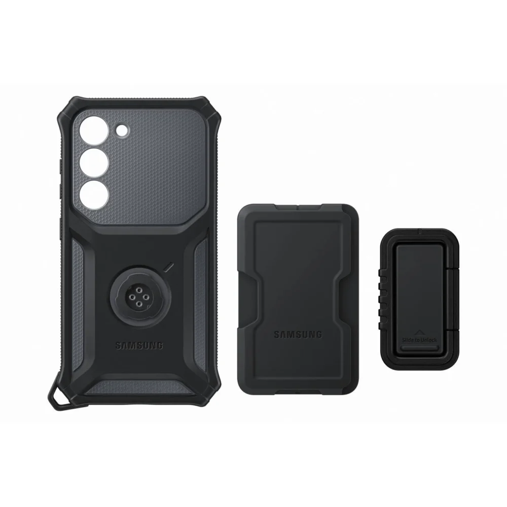 Samsung Rugged Gadget Case for Samsung Galaxy S23 Rugged Cover Ring Holder Stand gray (EF-RS911CBEGWW)eng