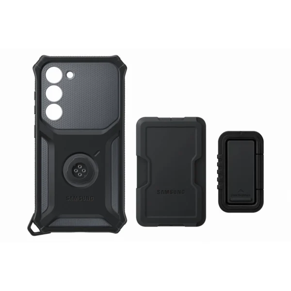 Samsung Rugged Gadget Case for Samsung Galaxy S23 Rugged Cover Ring Holder Stand gray (EF-RS911CBEGWW)eng