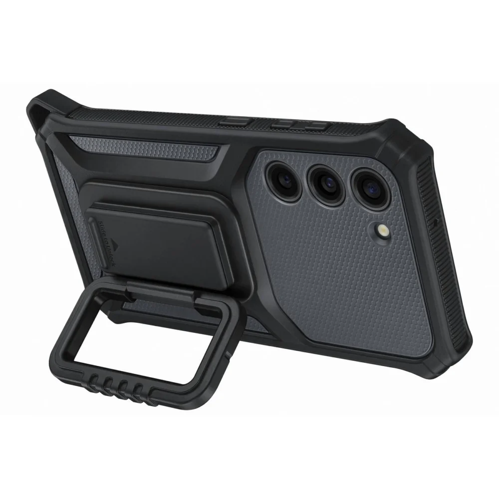 Samsung Rugged Gadget Case for Samsung Galaxy S23 Rugged Cover Ring Holder Stand gray (EF-RS911CBEGWW)eng