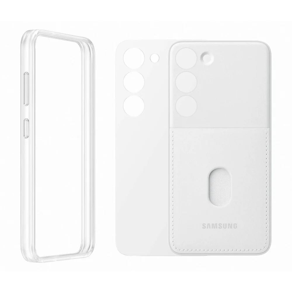 Samsung Frame Cover for Samsung Galaxy S23 case with interchangeable backs white (EF-MS911CWEGWW)eng