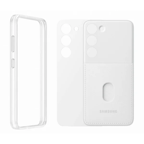 Samsung Frame Cover for Samsung Galaxy S23 case with interchangeable backs white (EF-MS911CWEGWW)eng