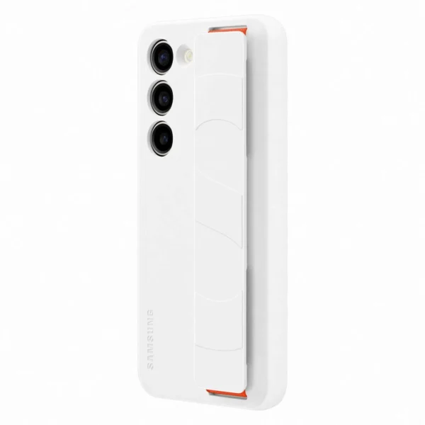 Samsung Silicone Grip Cover Case for Samsung Galaxy S23 silicone case with wrist strap white (EF-GS911TWEGWW)eng