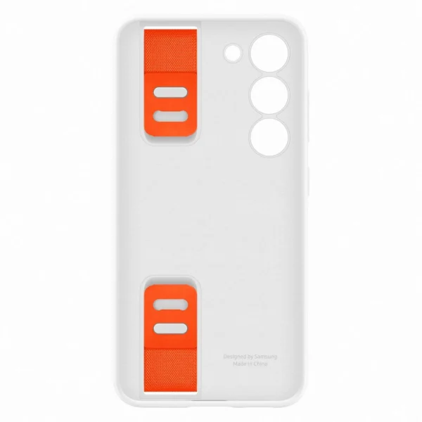 Samsung Silicone Grip Cover Case for Samsung Galaxy S23 silicone case with wrist strap white (EF-GS911TWEGWW)eng