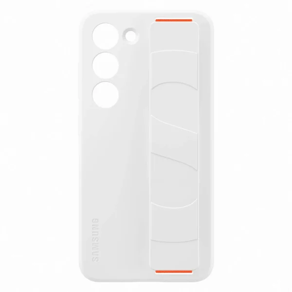 Samsung Silicone Grip Cover Case for Samsung Galaxy S23 silicone case with wrist strap white (EF-GS911TWEGWW)eng