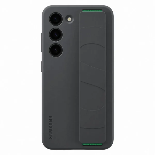 Samsung Silicone Grip Cover Case for Samsung Galaxy S23 silicone cover with wrist strap black (EF-GS911TBEGWW)eng