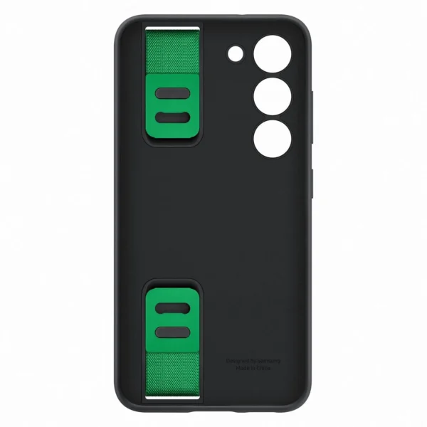 Samsung Silicone Grip Cover Case for Samsung Galaxy S23 silicone cover with wrist strap black (EF-GS911TBEGWW)eng