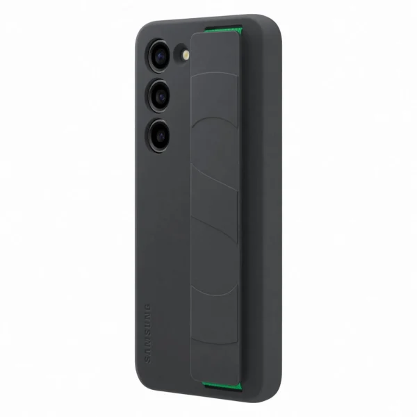 Samsung Silicone Grip Cover Case for Samsung Galaxy S23 silicone cover with wrist strap black (EF-GS911TBEGWW)eng