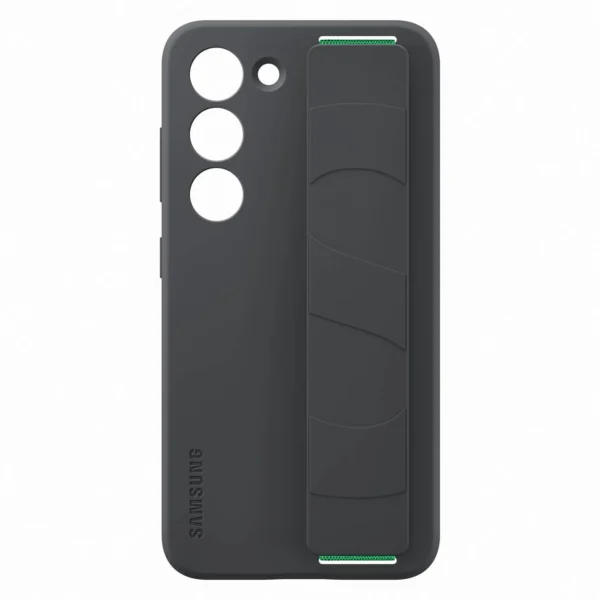 Samsung Silicone Grip Cover Case for Samsung Galaxy S23 silicone cover with wrist strap black (EF-GS911TBEGWW)eng