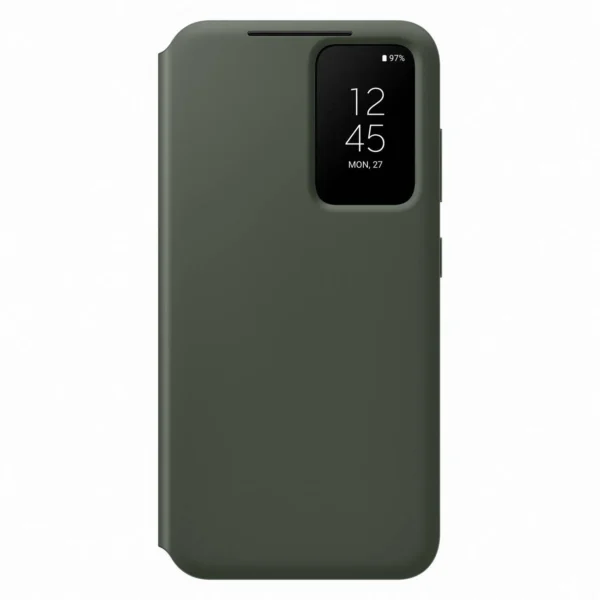 Samsung Smart View Wallet Case for Samsung Galaxy S23 Case with Smart Flip Window Card Wallet khaki (EF-ZS911CGEGWW)eng