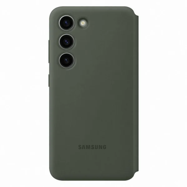 Samsung Smart View Wallet Case for Samsung Galaxy S23 Case with Smart Flip Window Card Wallet khaki (EF-ZS911CGEGWW)eng