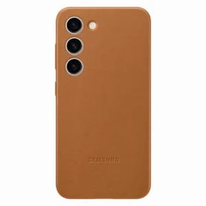 Samsung Leather Cover case for Samsung Galaxy S23 genuine camel leather case (EF-VS911LAEGWW)eng