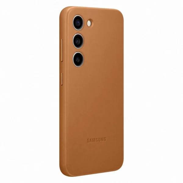 Samsung Leather Cover case for Samsung Galaxy S23 genuine camel leather case (EF-VS911LAEGWW)eng