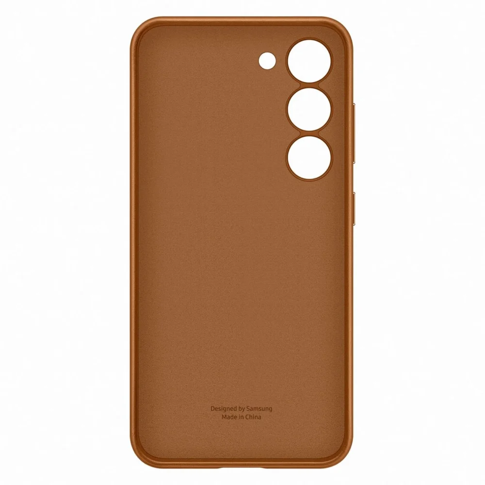 Samsung Leather Cover case for Samsung Galaxy S23 genuine camel leather case (EF-VS911LAEGWW)eng