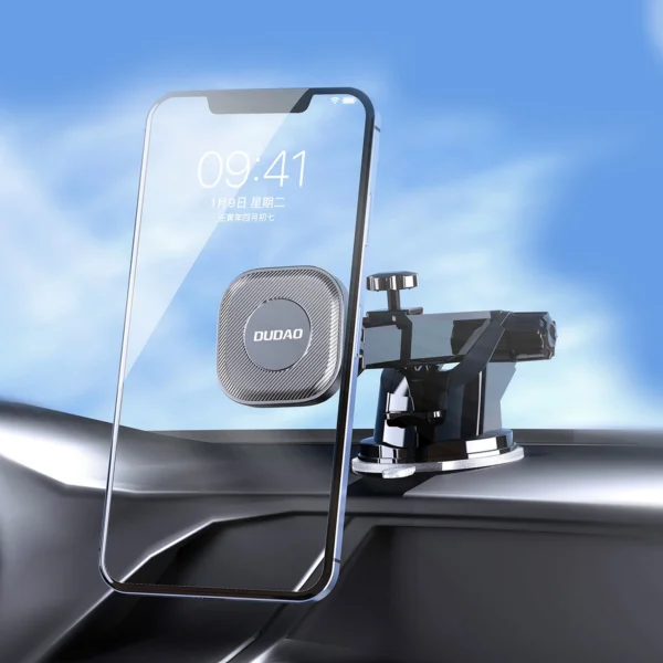Dudao magnetic car phone holder with telescopic arm black (F6Max)eng