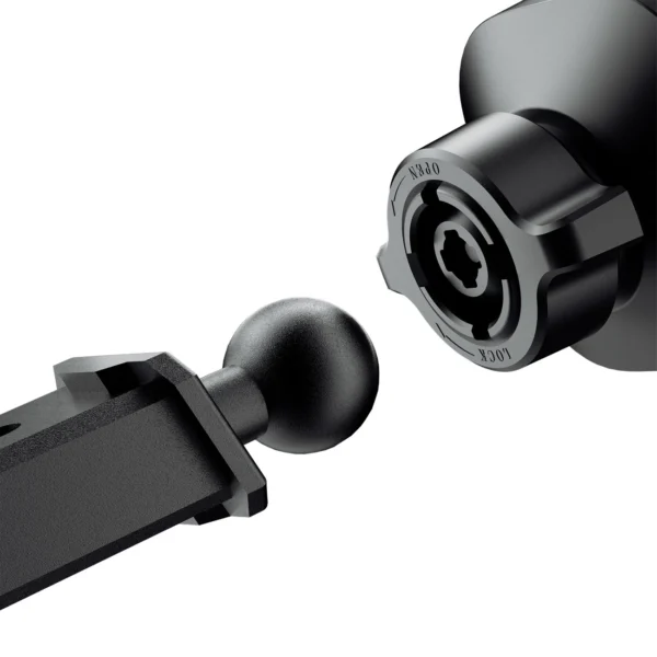 Dudao magnetic car phone holder with telescopic arm black (F6Max)eng