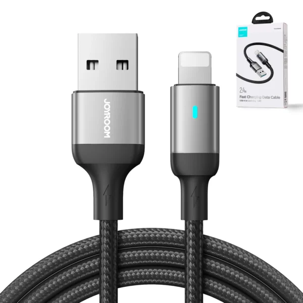 Joyroom Extraordinary Series A10 USB-A / Lightning 2.4A Cable 1.2 m - Blackeng