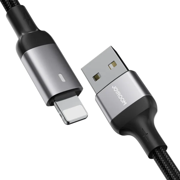 Joyroom Extraordinary Series A10 USB-A / Lightning 2.4A Cable 1.2 m - Blackeng